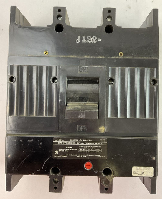 GE TJD432300 MOD 5 CIRCUIT BREAKER 300AMP 240VAC 3POLE