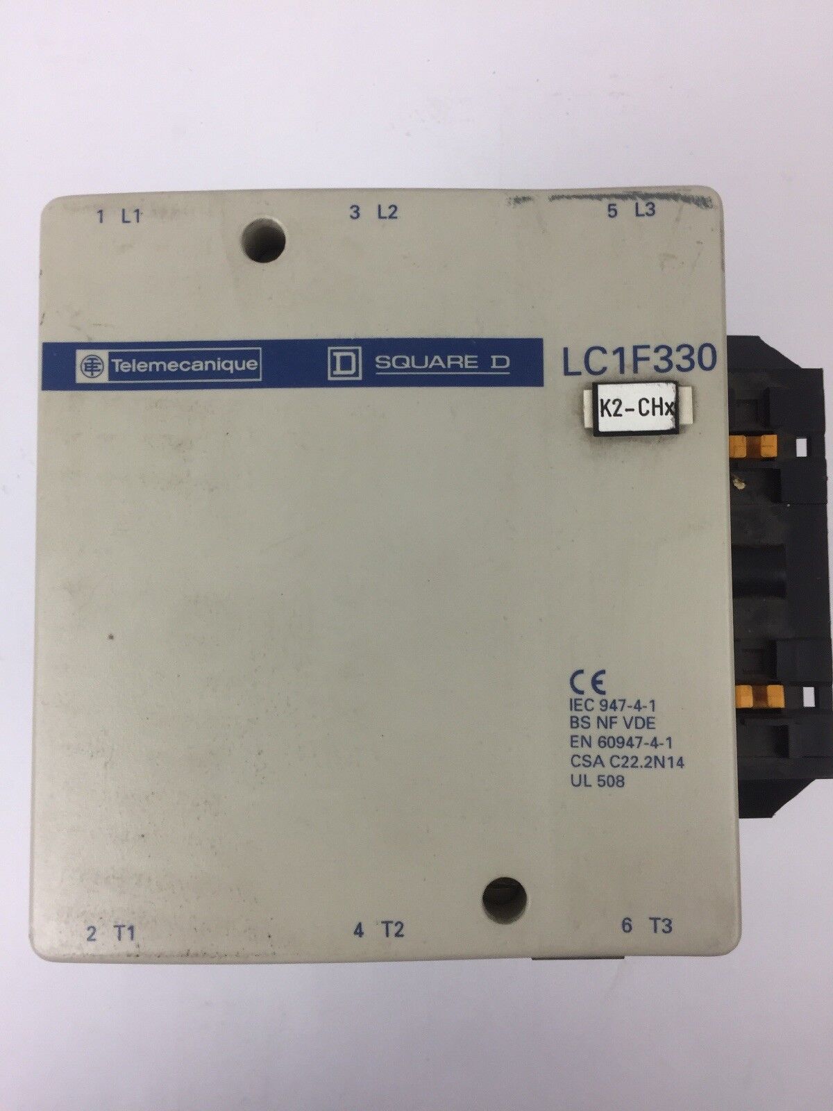 TELEMECANIQUE SQUARE D LC1F330 CONTACTOR 370A 600VAC 250HP LX9FJ910