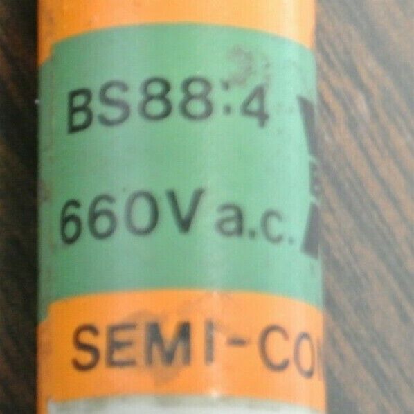 BRUSH BS88-4 BOLT-ON SEMICONDUCTOR FUSE / 56A / 660VAC / 56ET