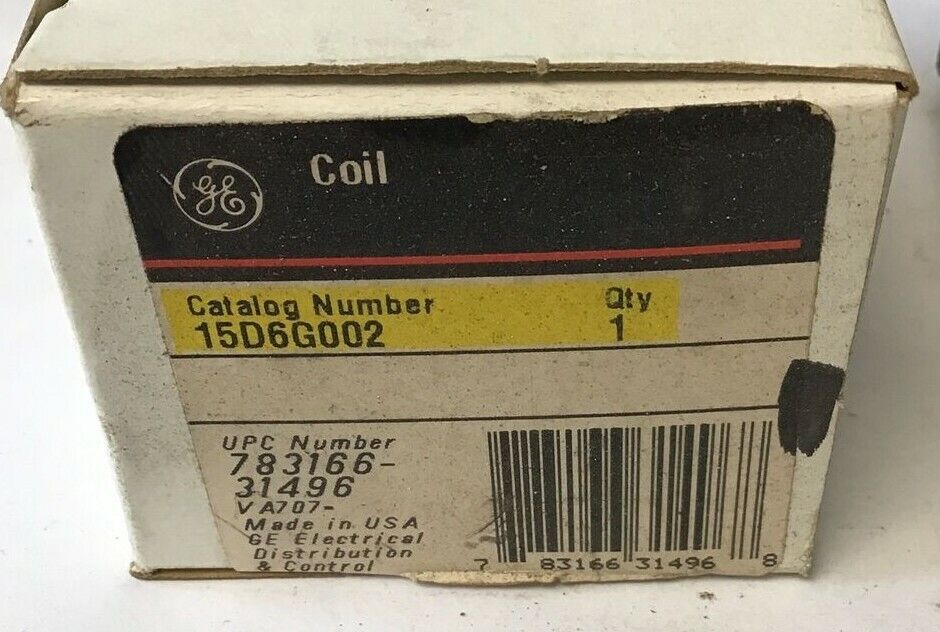 GENERAL ELECTRIC 15D6G002 OPERATING COIL