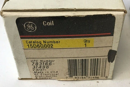 GENERAL ELECTRIC 15D6G002 OPERATING COIL