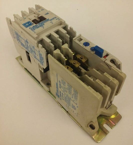 CUTLER HAMMER CE15ANS3, CONTACTOR, 7A, 600V, 3PH, 3P, 5H.P., W/ C306DN3, USED