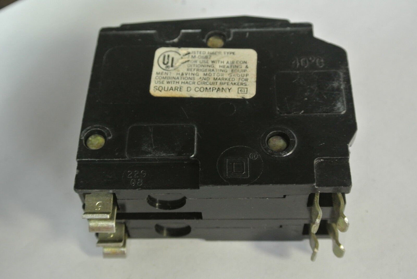 SQUARE D CIRCUIT BREAKER - 2-POLE, 1 THROW 50A