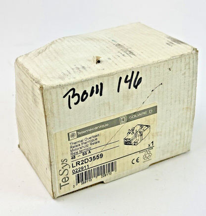 TELEMECANIQUE / SQUARE D - LR2D3559 - THERM OVERLOAD RELAY - 3POLE/600VAC/48-65A