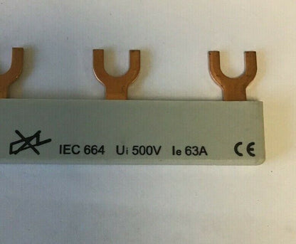 ALLEN BRADLEY 1492-ASPCLA09 SER.C COMMONING LINKS 63AMP 500V ****LOTOF7****