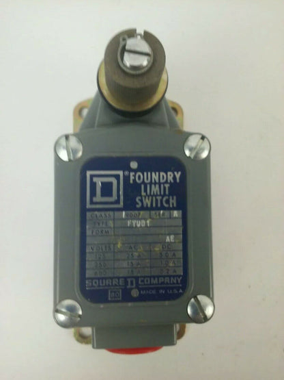SQUARE D CLASS 9007 TYPE FTUD1 SERIES A 9007-FTUD1 LIMIT SWITCH 600V 15A
