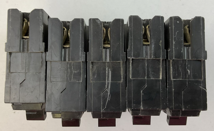 GE THQL1125 25AMP 120/240VAC 1POLE CIRCUIT BREAKER (LOT OF 5)