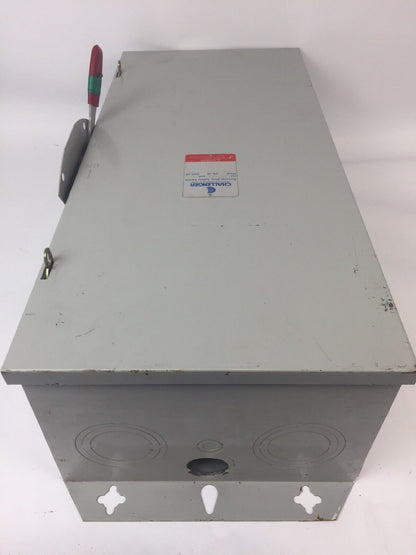 CHALLENGER GD324NFC 200 AMP 240 VAC 3 POLES TYPE 1 NON FUSIBLE GENERAL DUTY