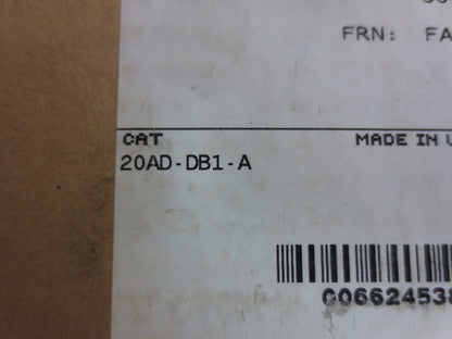 ALLEN-BRADLEY 20AD-DB1-A Ser. A, POWERFLEX 70 INTERNAL DYNAMIC BRAKE / RESISTOR