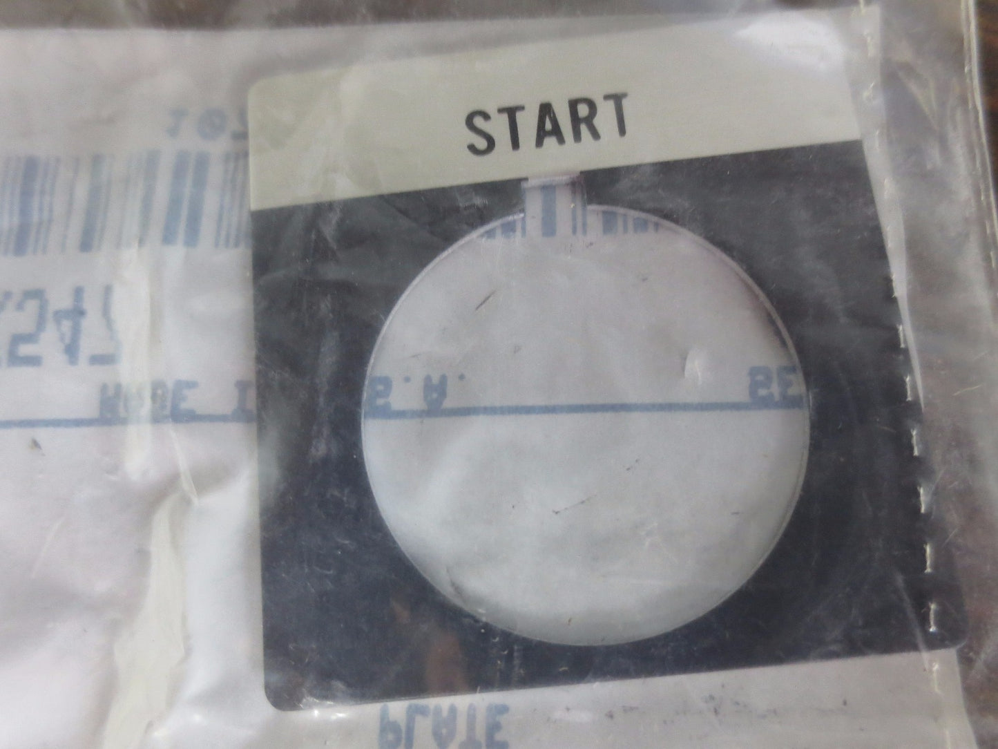 ALLEN-BRADLEY LEGEND PLATES "START" "AUTO/MANUAL" "OFF/ON" "REVERSE" NEW SURPLUS