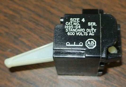 ALLEN-BRADLEY 1495-G4 - N.C. CONTACT, SIZE 4 - EARLY BREAK - NEW SURPLUS