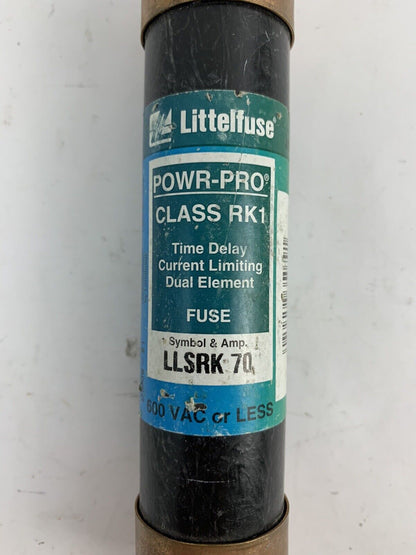 Littelfuse Powr-Pro LLSRK70 70A 600V Fuse "Lot of 4"