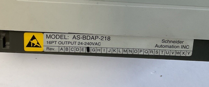 SCHNEIDER AUTOMATION DAP 218/AS-BDAP-218 INPUT MODULE