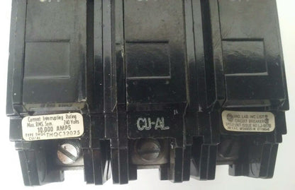 GENERAL ELECTRIC THQC32025 CIRCUIT BREAKER 3P 240VAC 25A TYPE THQC