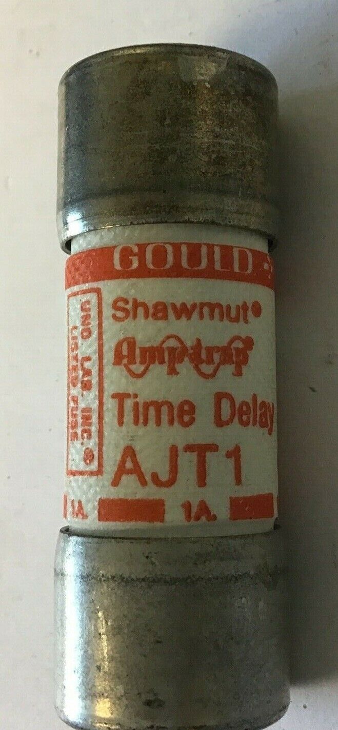 GOULD SHAWMUT AJT1 FUSE AMP-TRAP 1A TIME DELAY CLASS J 600VAC ***LOTOF10***