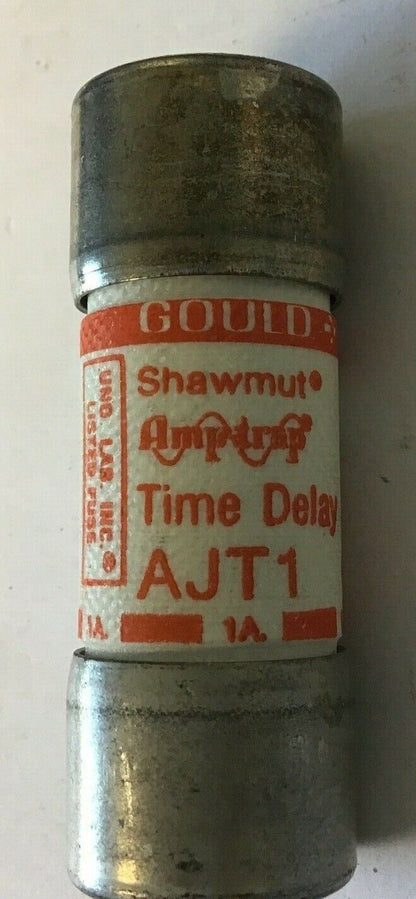 GOULD SHAWMUT AJT1 FUSE AMP-TRAP 1A TIME DELAY CLASS J 600VAC ***LOTOF10***