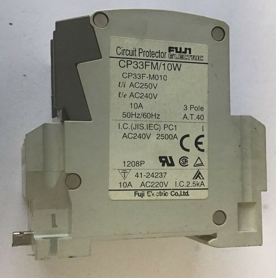 FUJI CP33FM/10W CIRCUIT PROTECTOR 10A 50/60HZ 3POLE