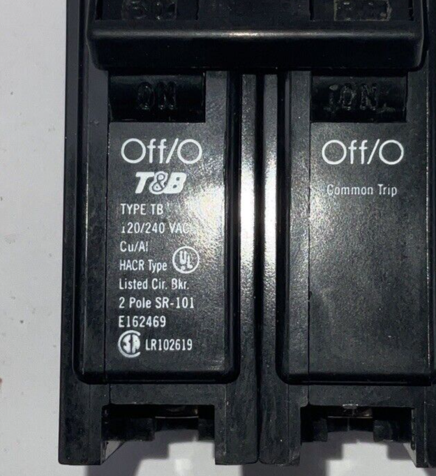 THOMAS & BETTS TB230 CIRCUIT BREAKER 120/240VAC TYPE HACR ***LOTOF5***