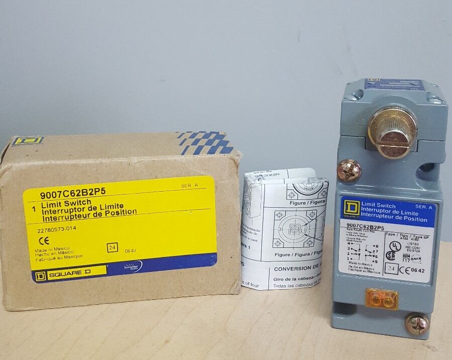 SQUARE D 9007C62B2P5 LIMIT SWITCH