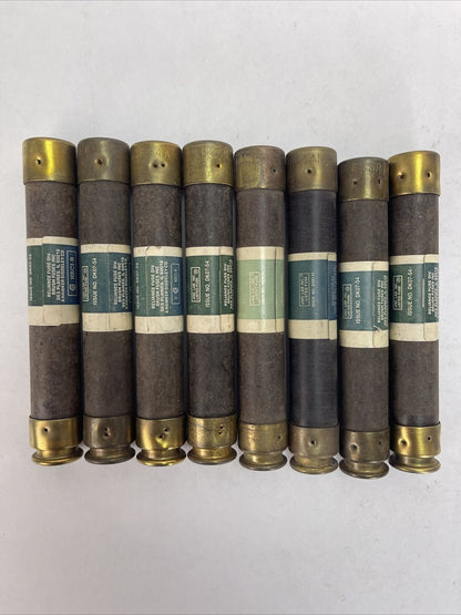 RELIANCE ECSR4 CLASS RK5 TIME DELAY DUAL ELEMENT FUSE 4AMP 600VAC (LOT OF 8)