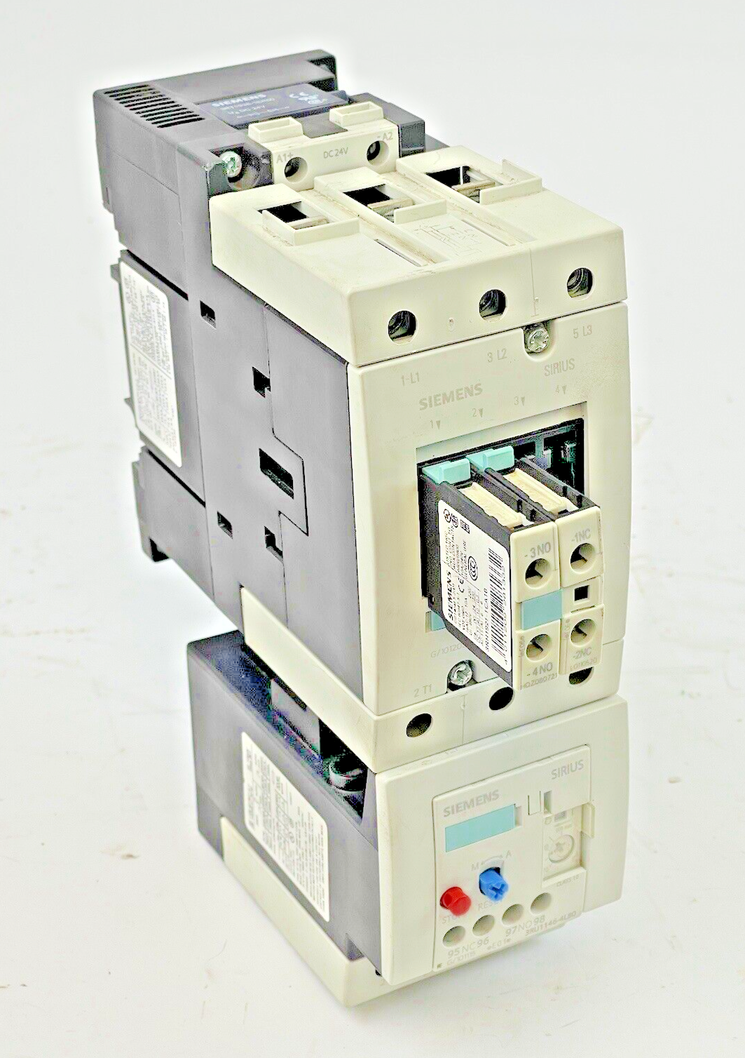 SIEMENS - 3RT1045-1BB40 & 3RU1146-4LB0 & 3RH1921-1CA10 (X2) & 3RT1936-1ER00