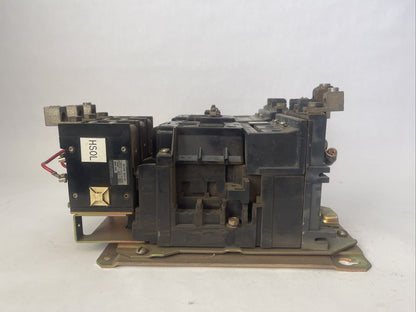 ALLEN BRADLEY 505-DOD-7 SIZE 3 REVERSING STARTER 90A 600VAC 50HP COIL 115-120V