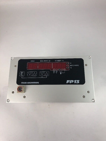 FELLER ENGINEERING TYPE FP13 VERSION 3.11 SERIAL NO. 10094 PROG AZ 654