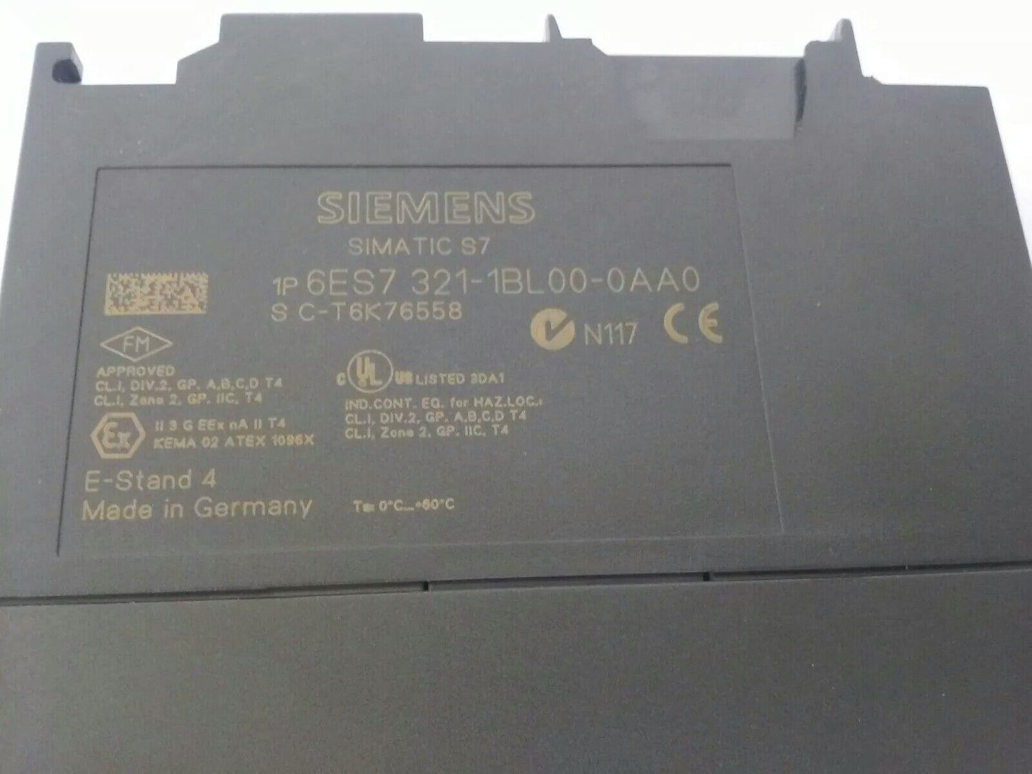 SIEMENS 6ES7 327-1BL00-0AA0 SIMATIC S7 INPUT MODULE, 6ES7327-1BL00-0AA0