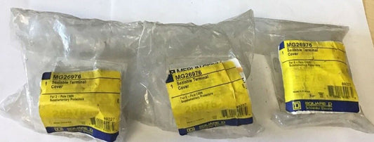 SQUARE D MG26976 SEALABLE TERMINAL COVER 2POLE ***LOTOF3***