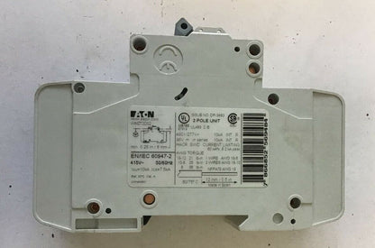 EATON WMZT2D02 CIRCUIT BREAKER 2A 480Y/277VAC 10KA 2POLE 50/60HZ***LOTOF3***