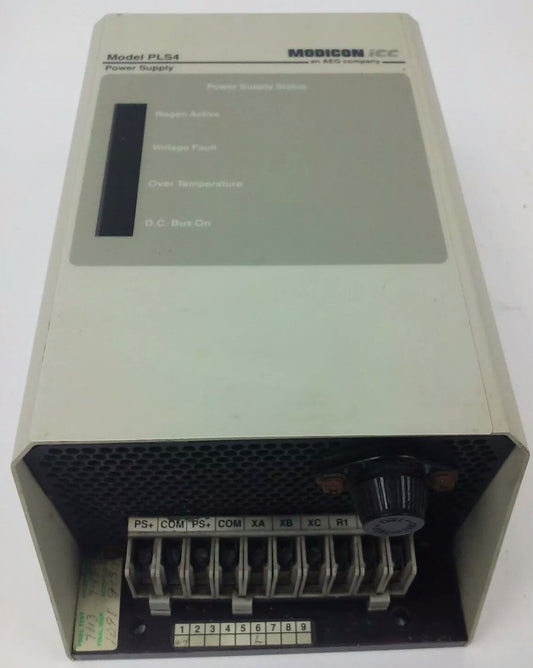 MODICON/ AEG 110-108 MODEL PLS4 POWER SUPPLY, REV W4