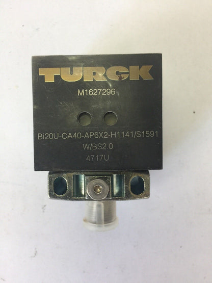 TURCK BI20U-CA40-AP6X2-H1141/S1591W/BS2.0 WELDGUARD SENSOR 10-30VDC 200mA