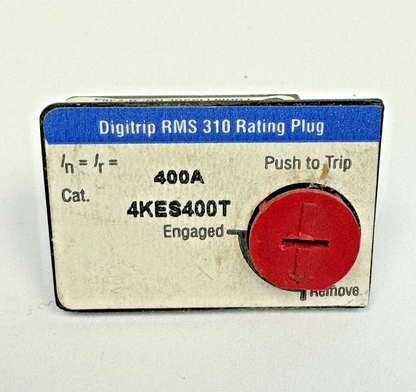 CUTLER-HAMMER - 4KES400T - RATING PLUG DIGITRIP RMS 310 - 400 AMP