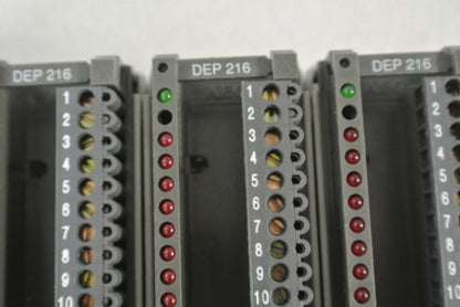 MODICON PC-A984-141 CPU + DEP216 INPUT MODULES (3) + DTA 200/AS-HDTA-200 SUBRACK