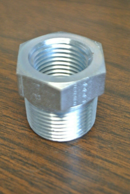 PARKER 3/4 x 1/2 PTR-S PIPE BUSHING / 3/4 MALE x 1/2 FEMALE NPTF / NEW SURPLUS