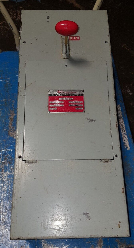 FRANK ADAM SHUTLBRAK PPSA 20 633 BUSS DUCT SWITCH 600V, 200A