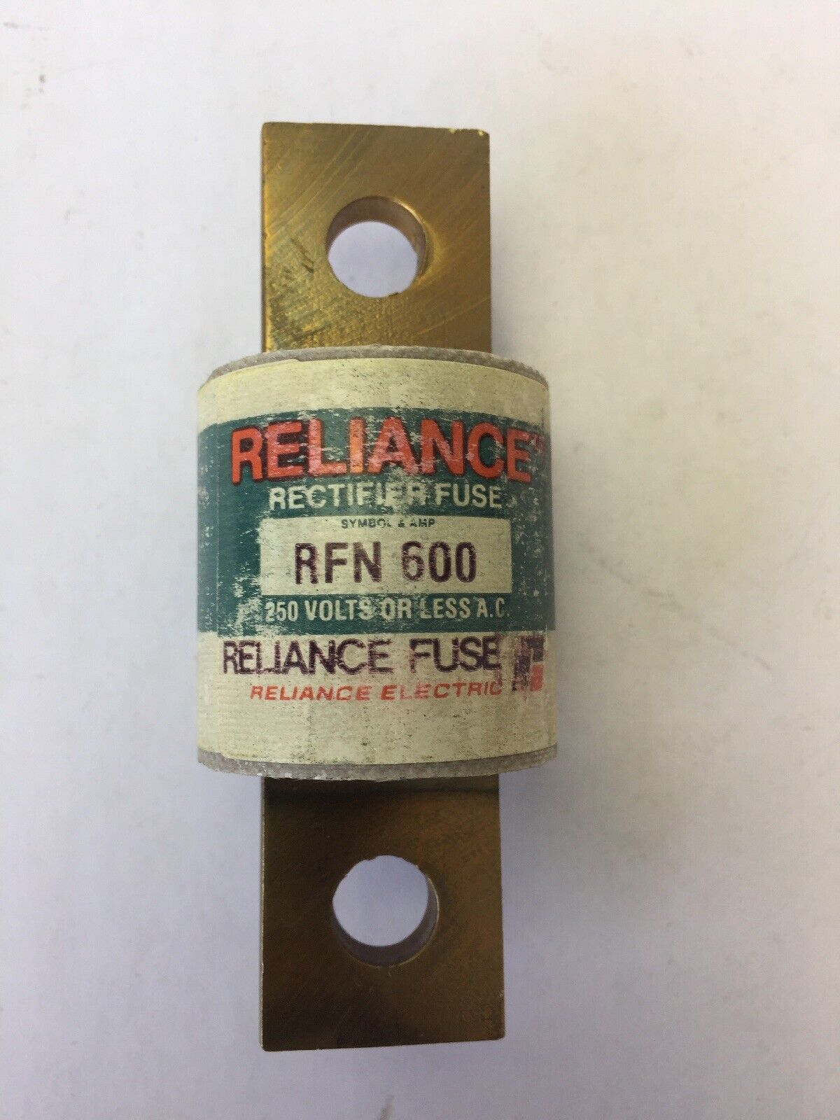 RELIANCE RFN600 RECTIFIER FUSE 600 AMP 250 VOLTS