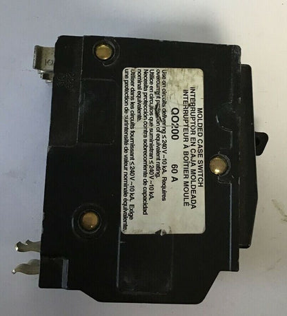 SQUARE D QO200 CIRCUIT BREAKER 60A 240VAC 2POLE