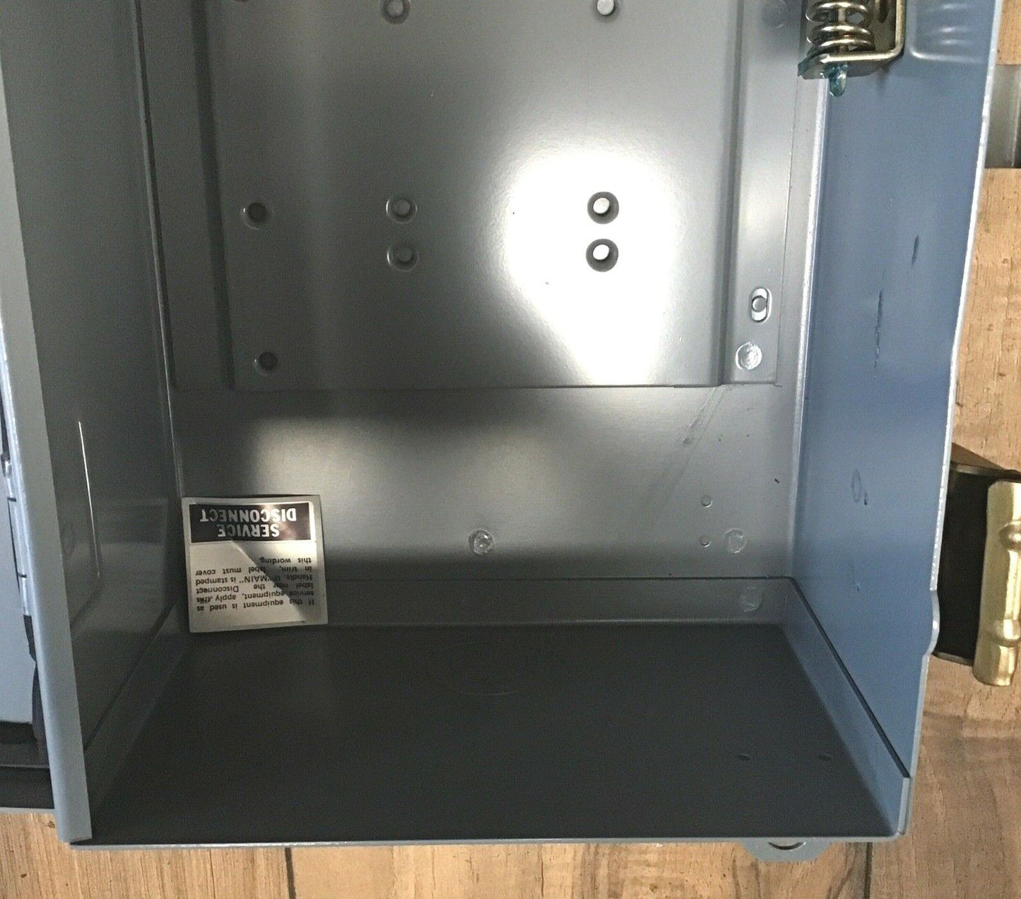 SQUARE D HU362AEI SAFETY SWITCH SER.E1 60A  NON FUSIBLE 600VAC/VDC 240VAC