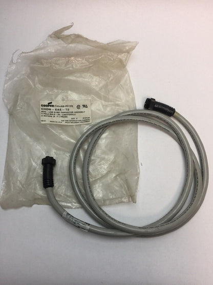 COOPER CROUSE-HINDS CHDN-EAE-T2 MINI-LINE D NET CONNECTOR ASSEMBLY 2 METERS(6'7"