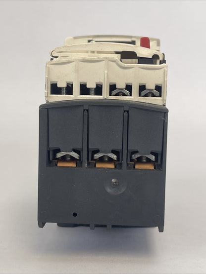 TELEMECANIQUE STARTER LC1 D09 CONTACTOR 25A 600VAC 7.5HP LRD 08 RELAY 2.5-4A