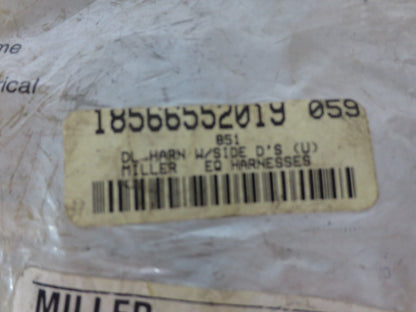 MILLER 851 / 18566552019 UNIVERSAL NYLON DURAFLEX HARNESS - NEW SURPLUS