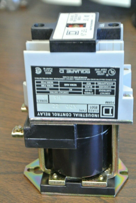 SQUARE D 8501 XDO22 INDUSTRIAL CONTROL RELAY / FORM HA / Ser. A / NEW SURPLUS