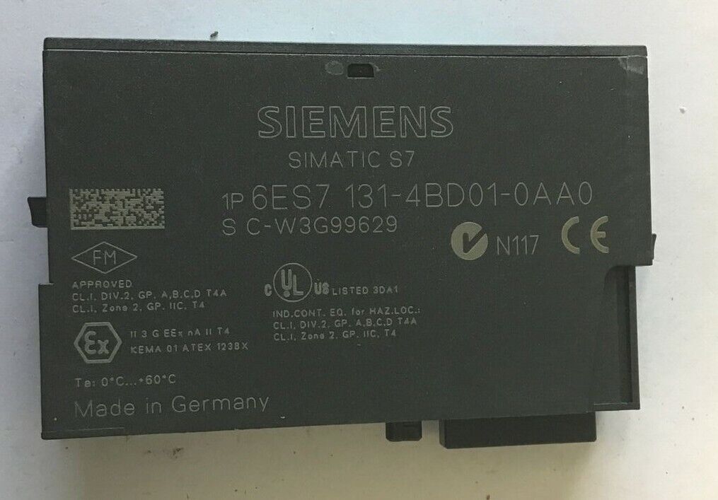 SIEMENS 6ES7 131-4BD01-0AA0 INPUT MODULE 4 DI 24VDC***LOTOF2***