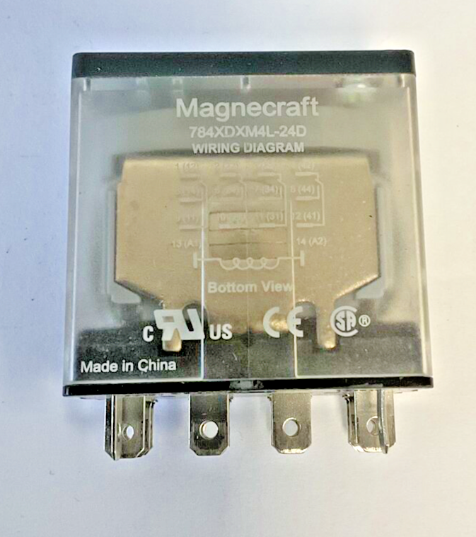 MAGNECRAFT 784XDXM4L-24D RELAY 277VAC 28VDC ***LOTOF6**