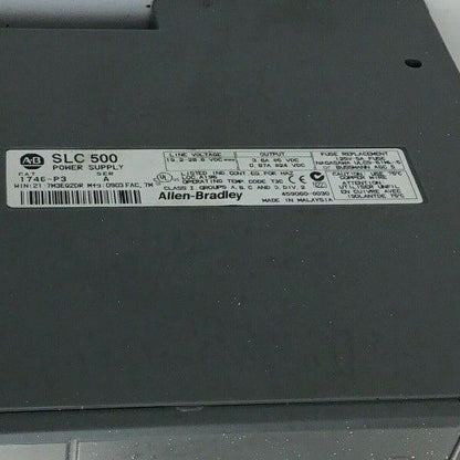 ALLEN BRADLEY 1746-P3 POWER SUPPLY SER.A  W/ 1746-A10 10 SLOT RACK
