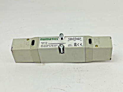 NUMATICS - 122BB600M000061 - PNEUMATIC DOUBLE SOLENOID PILOT VALVE - 2012 SERIES