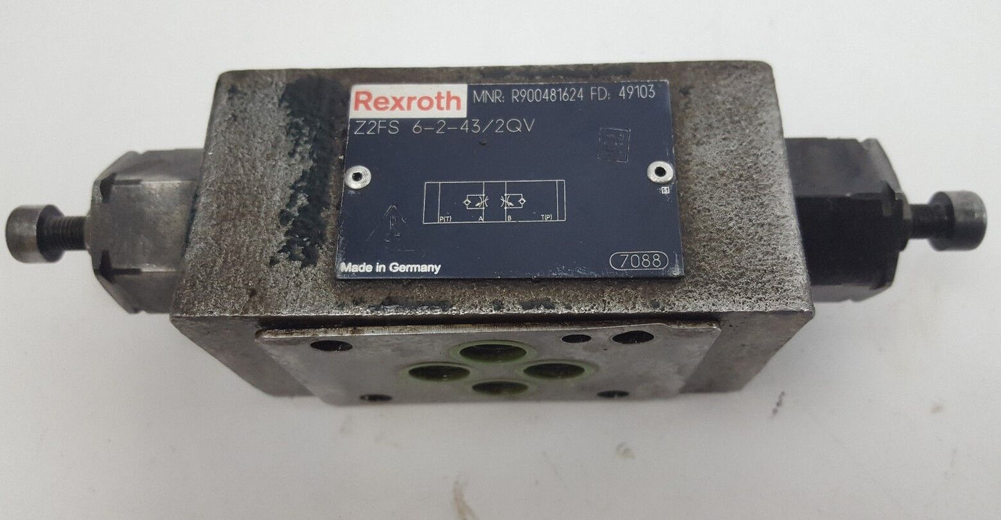 Rexroth Z2FS6-2-43/2QV Pressure Regulator Valve 00481624