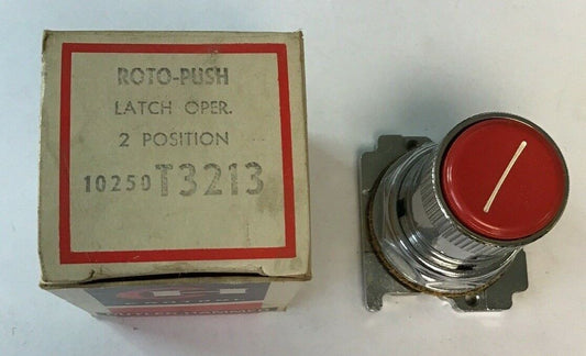 CUTLER HAMMER 10250T3213 ROTO-PUSH LATCH OPER. 2POS