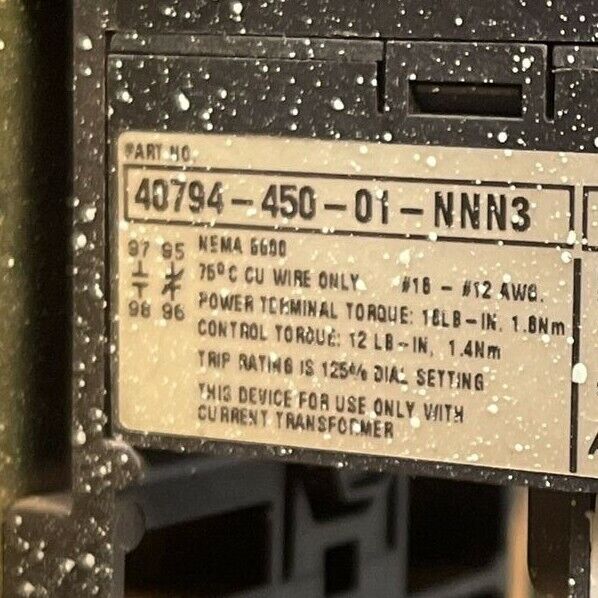 ALLEN BRADLEY 104-B250ND3 SER B REVERSING STARTER 600VAC 304A 3PH 300HP